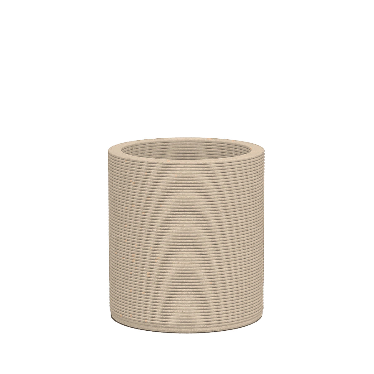 Solana Small Round Concrete Planter - Stacks