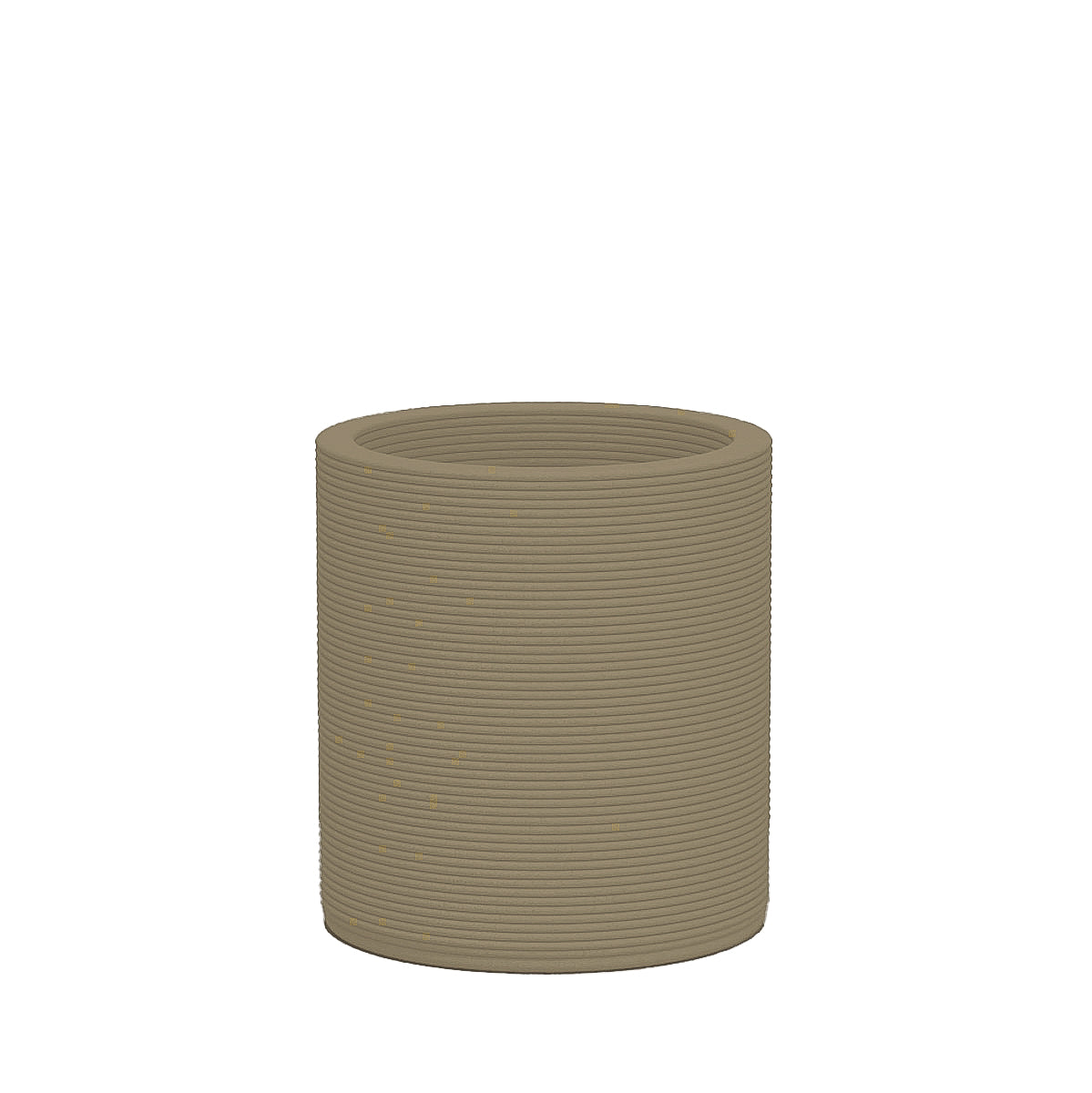 Solana Small Round Concrete Planter - Stacks